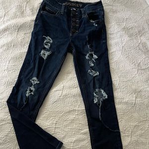 Girls Justice Ripped Skinny Jean